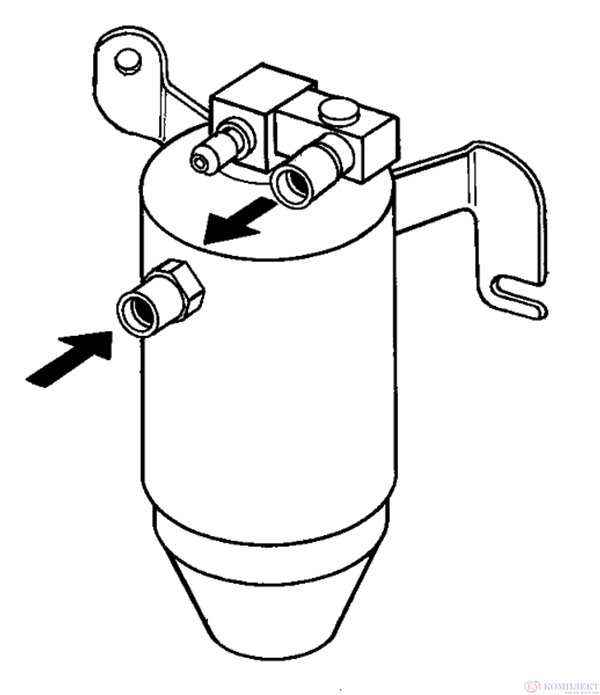 ДЕХИДРАТОР КЛИМАТИК PEUGEOT PARTNER COMBISPACE (1996-) 1.9 D - NRF