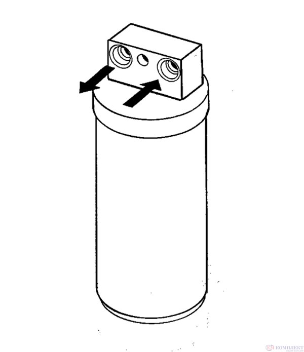 ДЕХИДРАТОР КЛИМАТИК OPEL VECTRA B COMBI (1996-) 1.7 TD - NRF