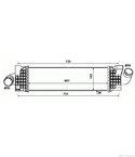 РАДИАТОР ИНТЕРКУЛЕР FORD FOCUS C MAX (2003-) 1.8 TDCi - NRF