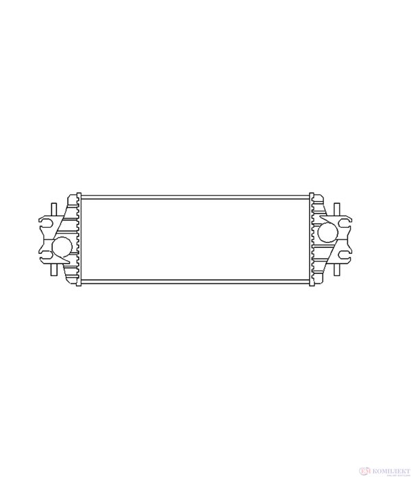 РАДИАТОР ИНТЕРКУЛЕР NISSAN PRIMASTAR (2002-) dCi 100 - NRF