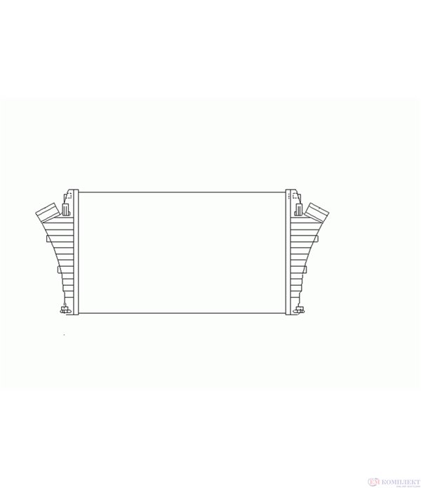 РАДИАТОР ИНТЕРКУЛЕР VAUXHALL SIGNUM (2002-) 2.2 DTI - NRF