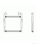 РАДИАТОР ИНТЕРКУЛЕР SCANIA 4 - SERIES (1995-) T 124 G/400 - NRF