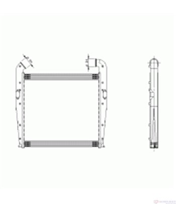 РАДИАТОР ИНТЕРКУЛЕР SCANIA 4 - SERIES (1995-) T 144 L/ 42 - NRF