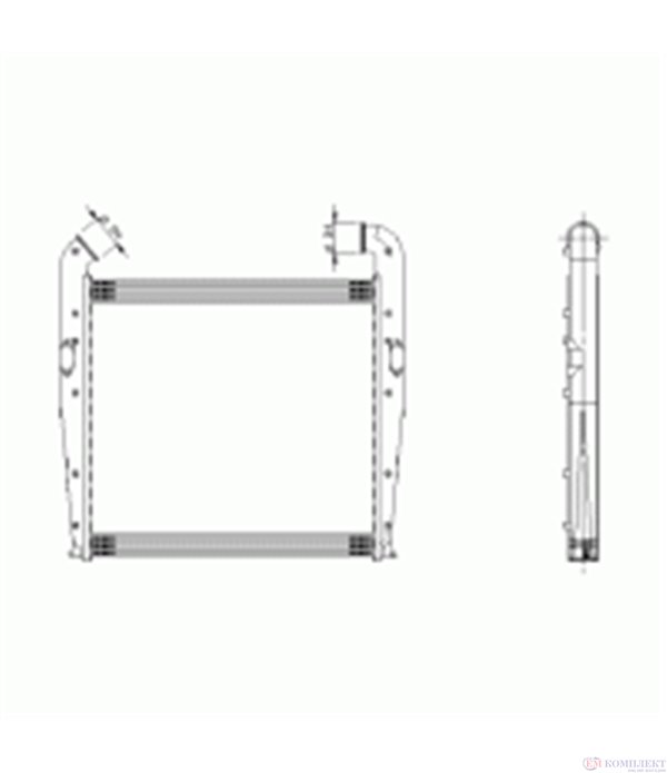 РАДИАТОР ИНТЕРКУЛЕР SCANIA 4 - SERIES (1995-) T 144 L/ 42 - NRF