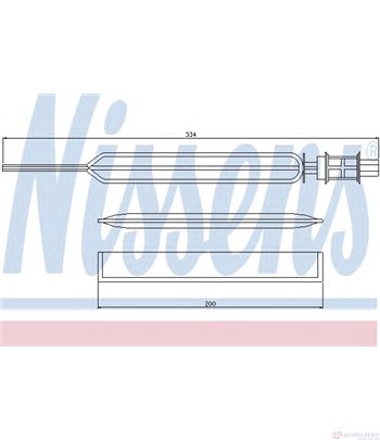 ДЕХИДРАТОР КЛИМАТИК OPEL ASTRA H COMBI (2004-) 1.4 - NISSENS