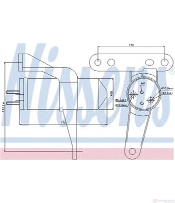 ДЕХИДРАТОР КЛИМАТИК RENAULT KANGOO EXPRESS (1997-) 1.5 dCi - NISSENS