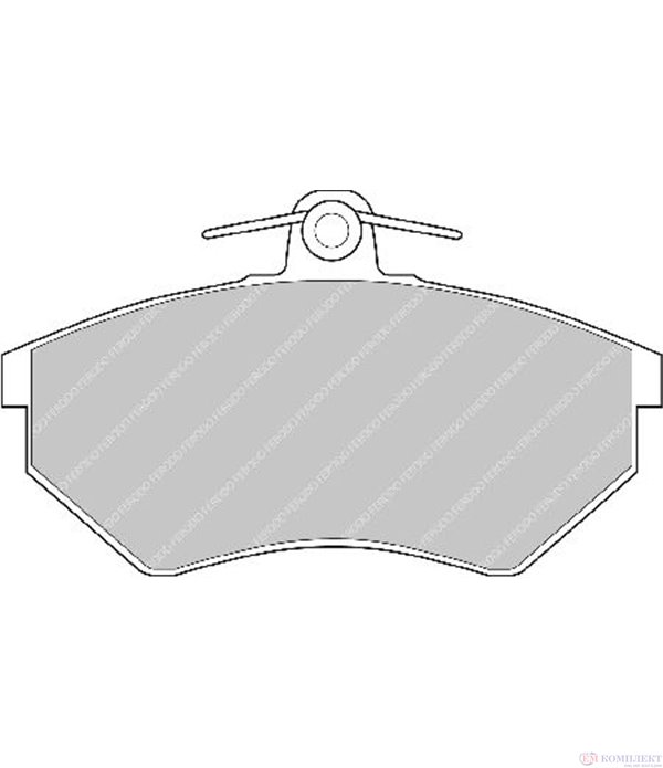 НАКЛАДКИ ПРЕДНИ ДИСКОВИ AUDI A4 (1995-) 1.9 TDI - FERODO