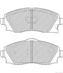 НАКЛАДКИ ПРЕДНИ ДИСКОВИ VAUXHALL CORSAVAN MK III (2000-) 1.2 16V Dualfuel - FERODO