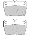 НАКЛАДКИ ЗАДНИ ДИСКОВИ TOYOTA RAV 4 II (2000-) 2.0 VVTi 4WD - FERODO