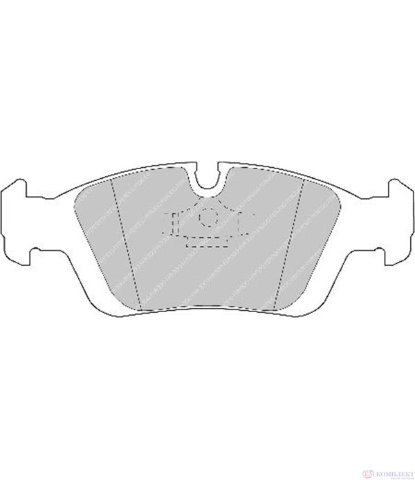 НАКЛАДКИ ПРЕДНИ ДИСКОВИ BMW 3 SERIES E36 COMPACT (1994-) 316 i - FERODO