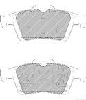 НАКЛАДКИ ЗАДНИ ДИСКОВИ FORD FOCUS C MAX (2003-) 1.8 - FERODO