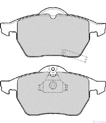 НАКЛАДКИ ПРЕДНИ ДИСКОВИ OPEL ASTRA G COMBI (1998-) 2.0 OPC - FERODO