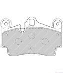 НАКЛАДКИ ЗАДНИ ДИСКОВИ VOLKSWAGEN TOUAREG (2002-) 6.0 W12 - FERODO