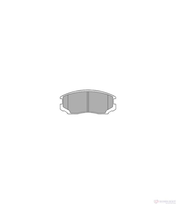 НАКЛАДКИ ПРЕДНИ ДИСКОВИ DAIHATSU TERIOS (1997-) 1.3 4WD - SIMER