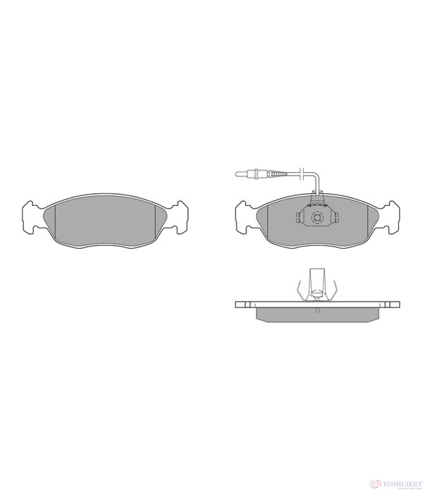 НАКЛАДКИ ЗАДНИ БАРАБАННИ DAIHATSU EXTOL (2000-) 1.3 - SIMER