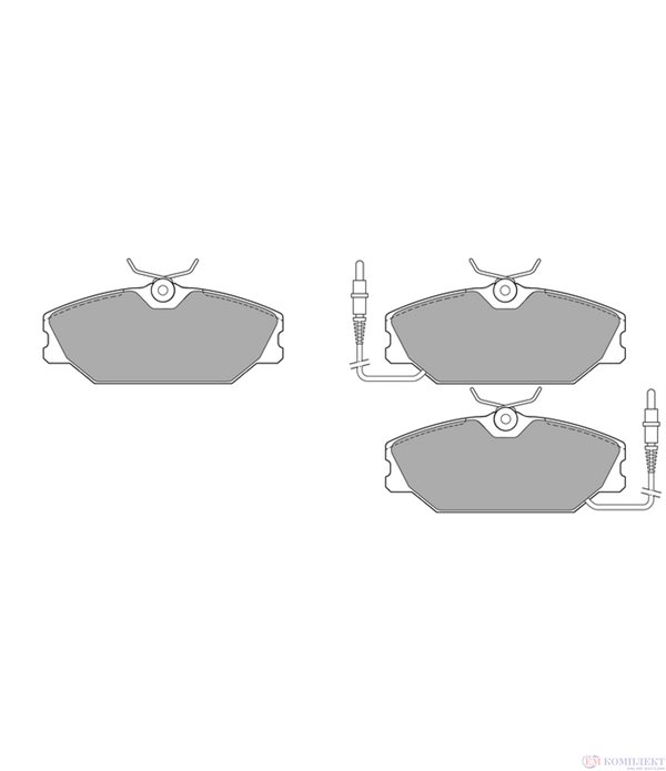 НАКЛАДКИ ПРЕДНИ ДИСКОВИ RENAULT R 25 (1984-) 2.8 V6 Injection - SIMER