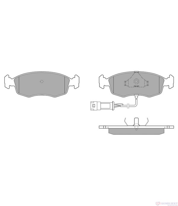 НАКЛАДКИ ЗАДНИ БАРАБАННИ PEUGEOT 504 (1968-) 2.0 - SIMER