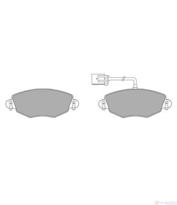 НАКЛАДКИ ПРЕДНИ ДИСКОВИ JAGUAR X-TYPE ESTATE (2003-) 2.5 - SIMER