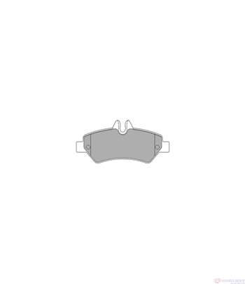 НАКЛАДКИ ЗАДНИ ДИСКОВИ MERCEDES-BENZ SPRINTER 3T 906 (2006-) 216 - SIMER