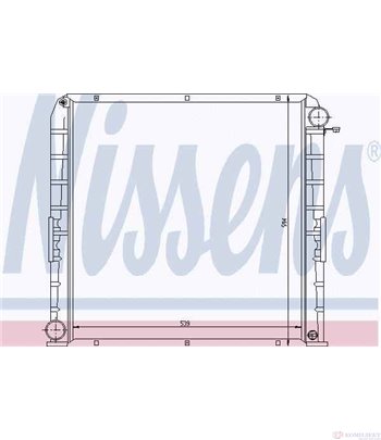 РАДИАТОР ВОДЕН IVECO EUROCARGO (1991-) 100 E 15 K - NISSENS
