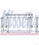 РАДИАТОР ВОДЕН MG MG ZT- T (2001-) 2.0 CDTi - NISSENS