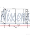 РАДИАТОР ВОДЕН ALFA ROMEO 156 (1997-) 1.6 16V T.S. - NISSENS