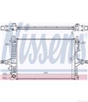 РАДИАТОР ВОДЕН VOLVO S80 I (1998-) 2.4 Bifuel - NISSENS