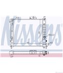 РАДИАТОР ВОДЕН SAAB 9000 HATCHBACK (1984-) 2.0 16V CS - NISSENS