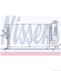 РАДИАТОР ВОДЕН PEUGEOT 406 (1995-) 1.6 - NISSENS
