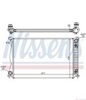 РАДИАТОР ВОДЕН AUDI A6 (2004-) 3.0 TDI quattro - NISSENS