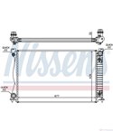 РАДИАТОР ВОДЕН AUDI A6 (2004-) 2.7 TDI quattro - NISSENS