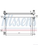 РАДИАТОР ВОДЕН AUDI A6 (2004-) 2.7 TDI quattro - NISSENS
