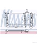 РАДИАТОР ВОДЕН PEUGEOT 106 I (1991-) 1.0 - NISSENS