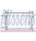 РАДИАТОР ВОДЕН SAAB 9-5 (1997-) 2.2 TiD - NISSENS