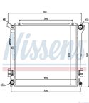 РАДИАТОР ВОДЕН HYUNDAI I30 (2007-) 1.6 CRDi - NISSENS