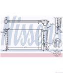 РАДИАТОР ВОДЕН CITROEN ZX (1991-) 1.9 D - NISSENS