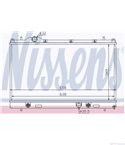 РАДИАТОР ВОДЕН CHRYSLER NEON II (1999-) 2.0 16V RT - NISSENS