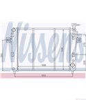 РАДИАТОР ВОДЕН JEEP GRAND CHEROKEE II (1998-) 4.7 V8 - NISSENS