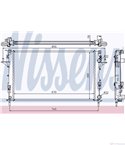 РАДИАТОР ВОДЕН RENAULT LAGUNA II GRANDTOUR (2001-) 1.9 dCi - NISSENS