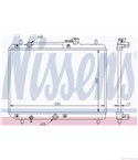 РАДИАТОР ВОДЕН SUZUKI BALENO (1995-) 1.3 - NISSENS