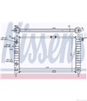 РАДИАТОР ВОДЕН DAEWOO CIELO SEDAN (1995-) 1.5 - NISSENS