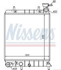 РАДИАТОР ВОДЕН HYUNDAI ACCENT II (2000-) 1.5 - NISSENS