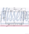 РАДИАТОР ВОДЕН DAIHATSU FEROZA SOFT TOP (1988-) 1.6 16V - NISSENS