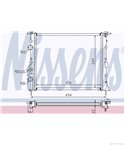 РАДИАТОР ВОДЕН RENAULT MEGANE I GRANDTOUR (1999-) 1.6 e - NISSENS