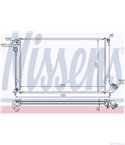 РАДИАТОР ВОДЕН PEUGEOT 406 BREAK (1996-) 1.8 - NISSENS