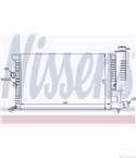 РАДИАТОР ВОДЕН PEUGEOT 406 BREAK (1996-) 1.8 16V - NISSENS