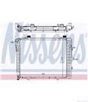 РАДИАТОР ВОДЕН MERCEDES C CLASS W202 (1993-) C 230 Kompressor - NISSENS