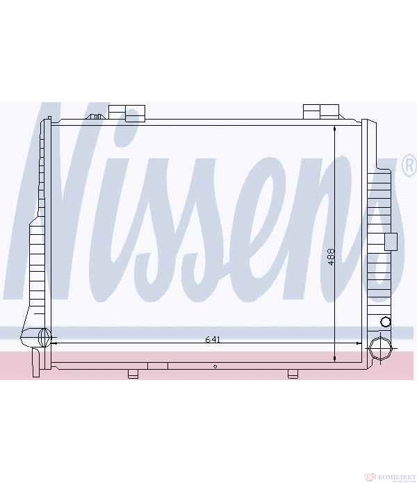 РАДИАТОР ВОДЕН MERCEDES E CLASS COMBI S210 (1996-) E 55 T AMG - NISSENS