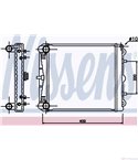 РАДИАТОР ВОДЕН PORSCHE BOXSTER (1996-) 3.2 S - NISSENS