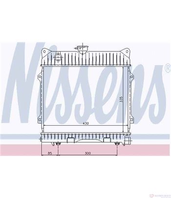 РАДИАТОР ВОДЕН BMW 3 SERIES E21 (1975-) 318 i - NISSENS